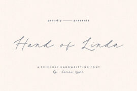 Hand of Linda Font