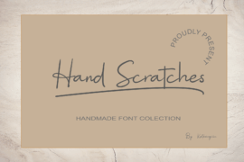 Hand Scratches Font