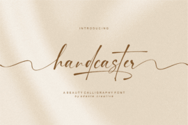 Handcaster Font