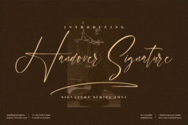 Handover Signature Font Family