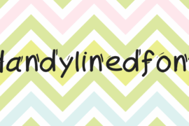 Handylinedfont Font