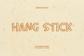 Hang Stick Demo Font