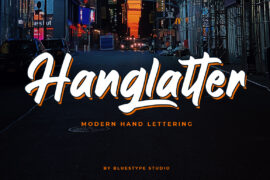 Hanglatter Font