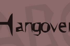 Hangover Font