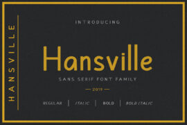 Hansville Font Family