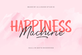 Happiness Machine Demo Font Family