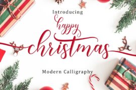happy christmas Font