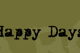 Happy Days Font