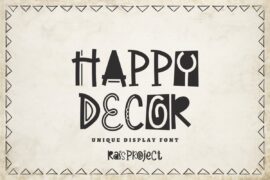 Happy Decor Demo Font