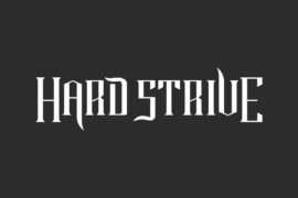 Hard Strive Demo Font