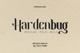 Hardenburg Demo Font Family