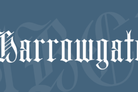 Harrowgate Font