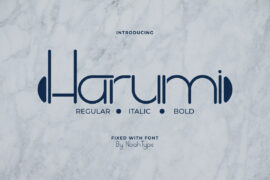 Harumi Demo Font Family