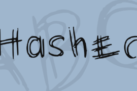 Hashed Font