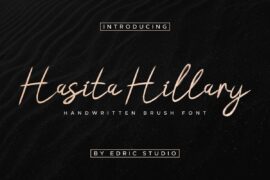 Hasita Hillary Demo Font