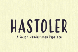 Hastoler Font Family