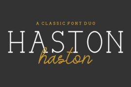 HASTON DEMO Font Family