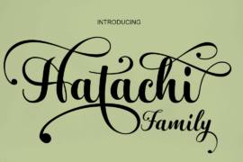 Hatachi Font