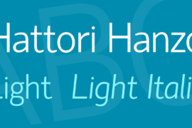 Hattori Hanzo Font Family