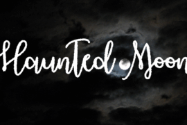 Haunted Moon Font