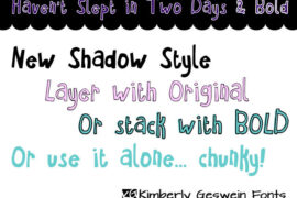 Havent Slept in Two Days Font Family