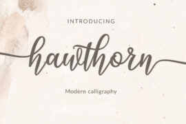 hawthorn Font
