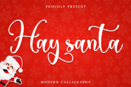 Hay Santa – Personal Use Font