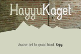 Hayyu Kaget Font