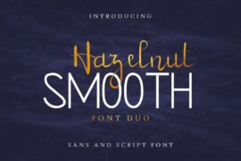 Hazelnut Smooth Demo Font Family