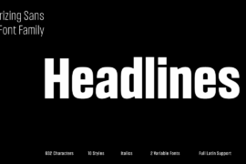 Headlines Font Family