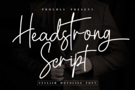 Headstrong Font