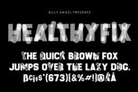 HEALTHYFIX PERSONAL USE Font