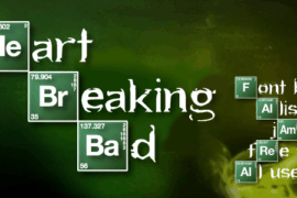 Heart Breaking Bad Font