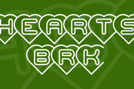 Hearts BRK Font