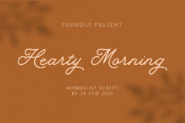 Hearty Morning – Personal Use Font