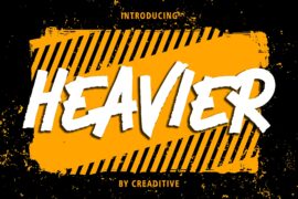 Heavier – Personal Use Font