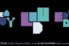 heavy LOUD edge Font Family