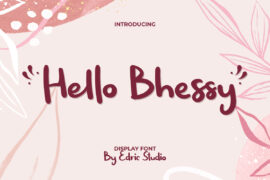 Hello Bhessy Demo Font