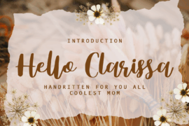 Hello Clarissa Font