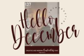 Hello December Font