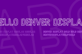 HELLO DENVER DISPLAY Font Family