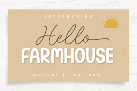 Hello Farmhouse Font Family