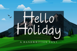 Hello Holiday Font
