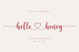 hello honey – Personal Use Font