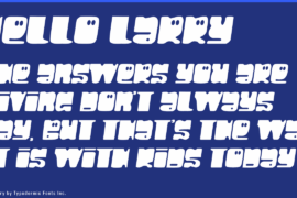 Hello Larry Font