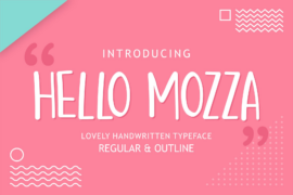 Hello Mozza Font Family
