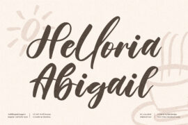 Helloria Abigail Font Family