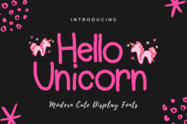 HelloUnicorn Font