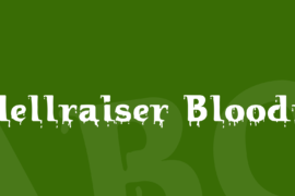 Hellraiser Bloody Font