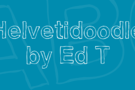 Helvetidoodle by Ed T Font